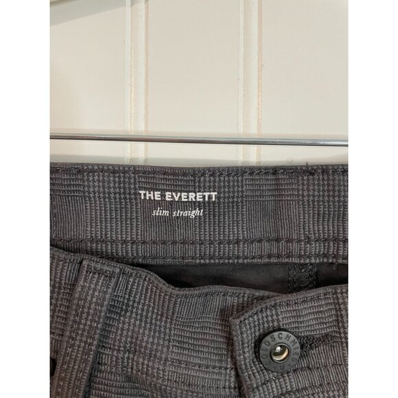 AG Mens The Everett Slim Straight Pants Size 31x32 Gray Plaid Cotton & Elastane - Picture 7 of 16